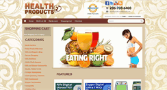 Desktop Screenshot of healthproducts2.com