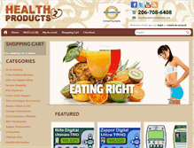 Tablet Screenshot of healthproducts2.com